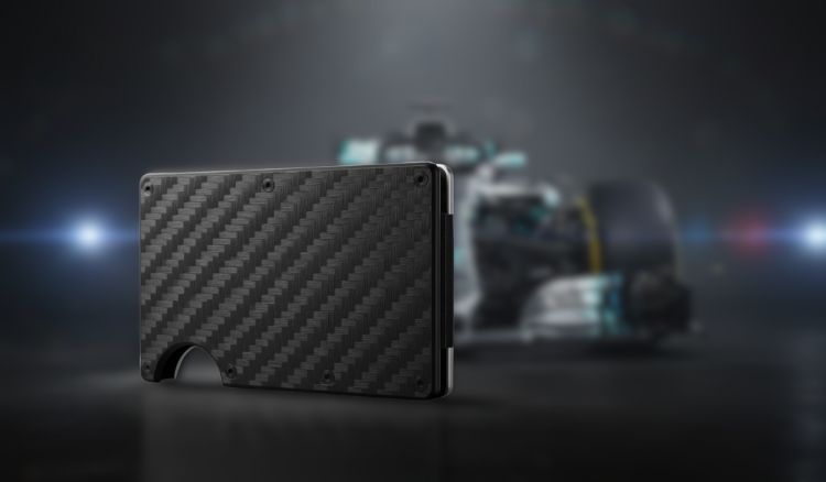 F1 Wallet Sixty One Wallets | Race Used F1 Carbon Fibre & Italian Leather